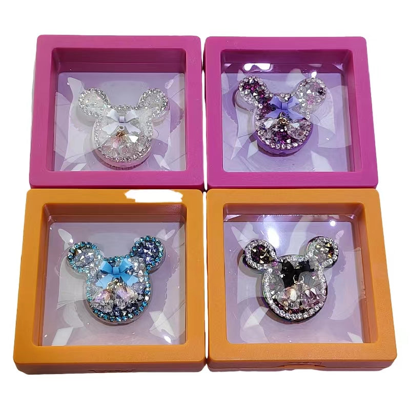 【B121】Echoing Hills（40*35mm）-Mickey Bow Diamond Beads&Acrylic