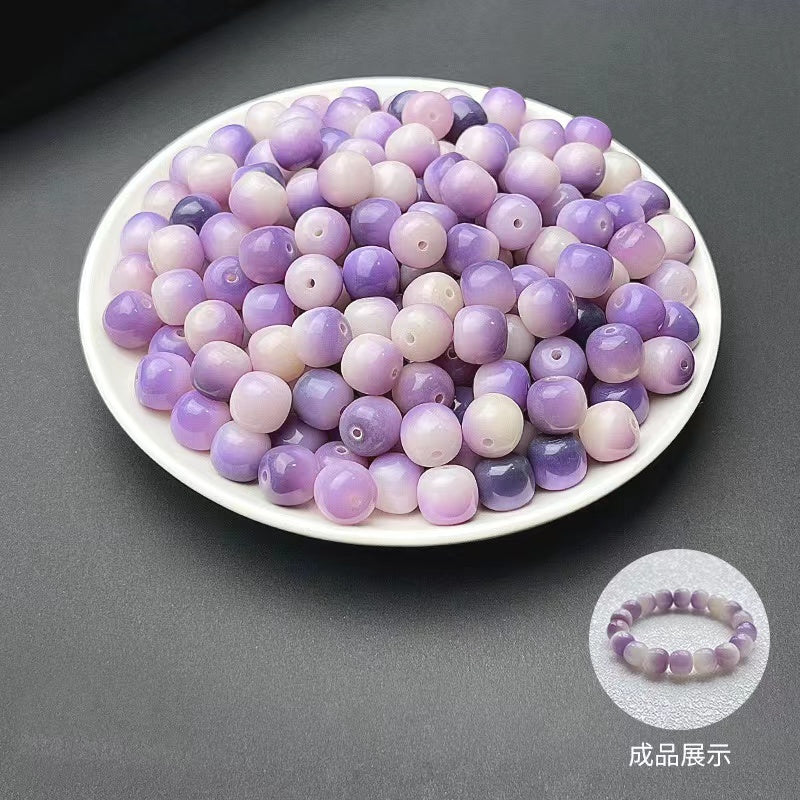 【C215】Bodhi's Sigh（12mm）-Natural White Jade Bodhi Beads