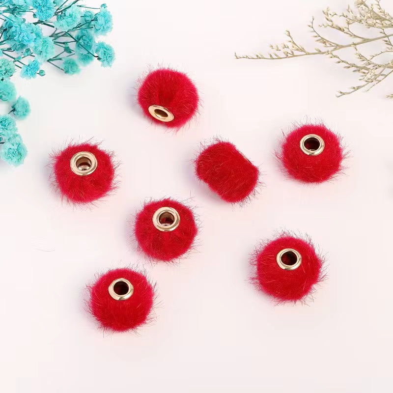 NEW【B197】Plush beads(15mm)