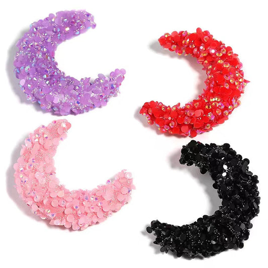 NEW【B195】Moon sequins(39*50mm)