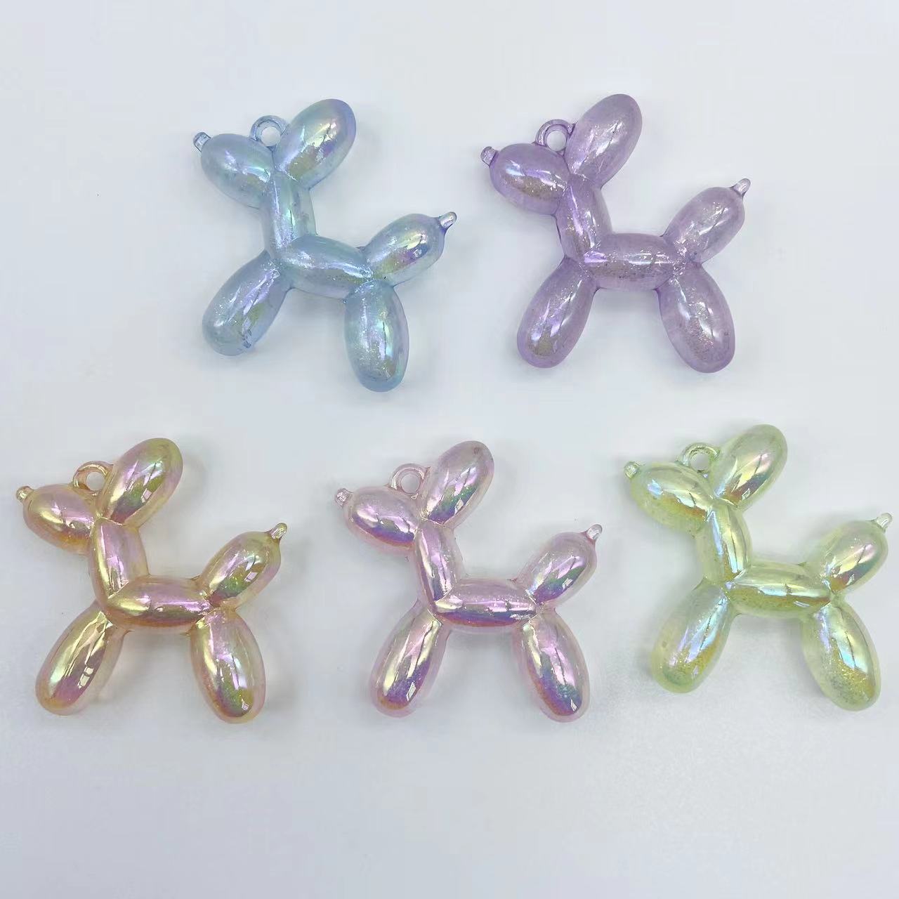 【F117】Laser Dog（poodle） Charms