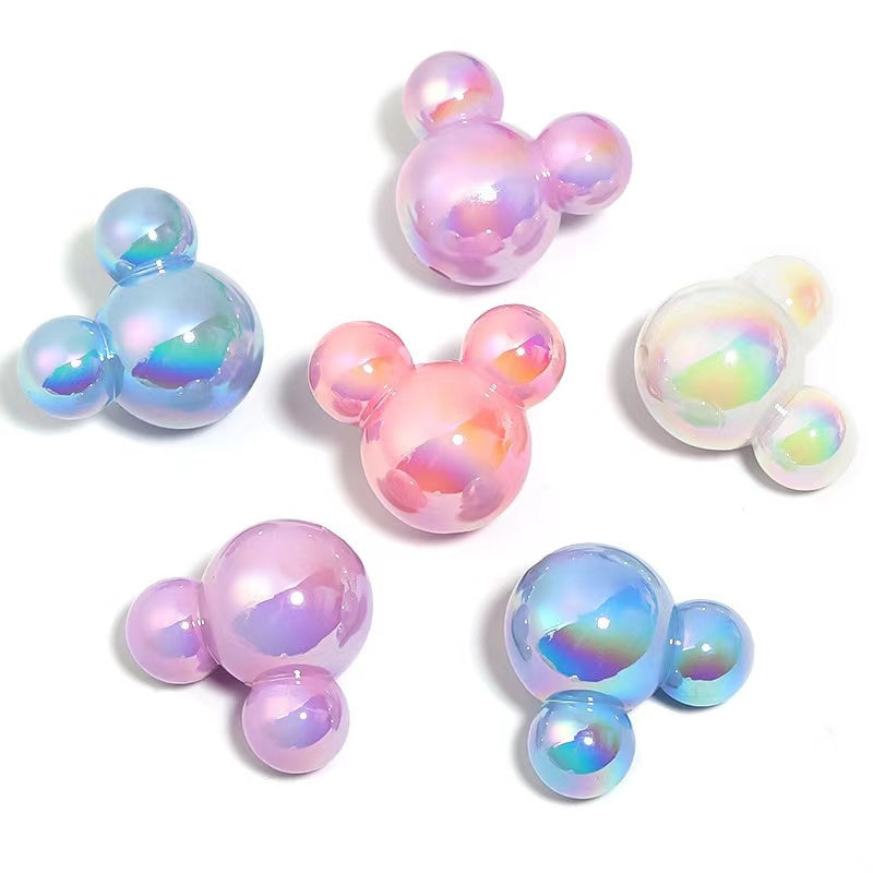 NEW【B224】Colorful Mickey head beads