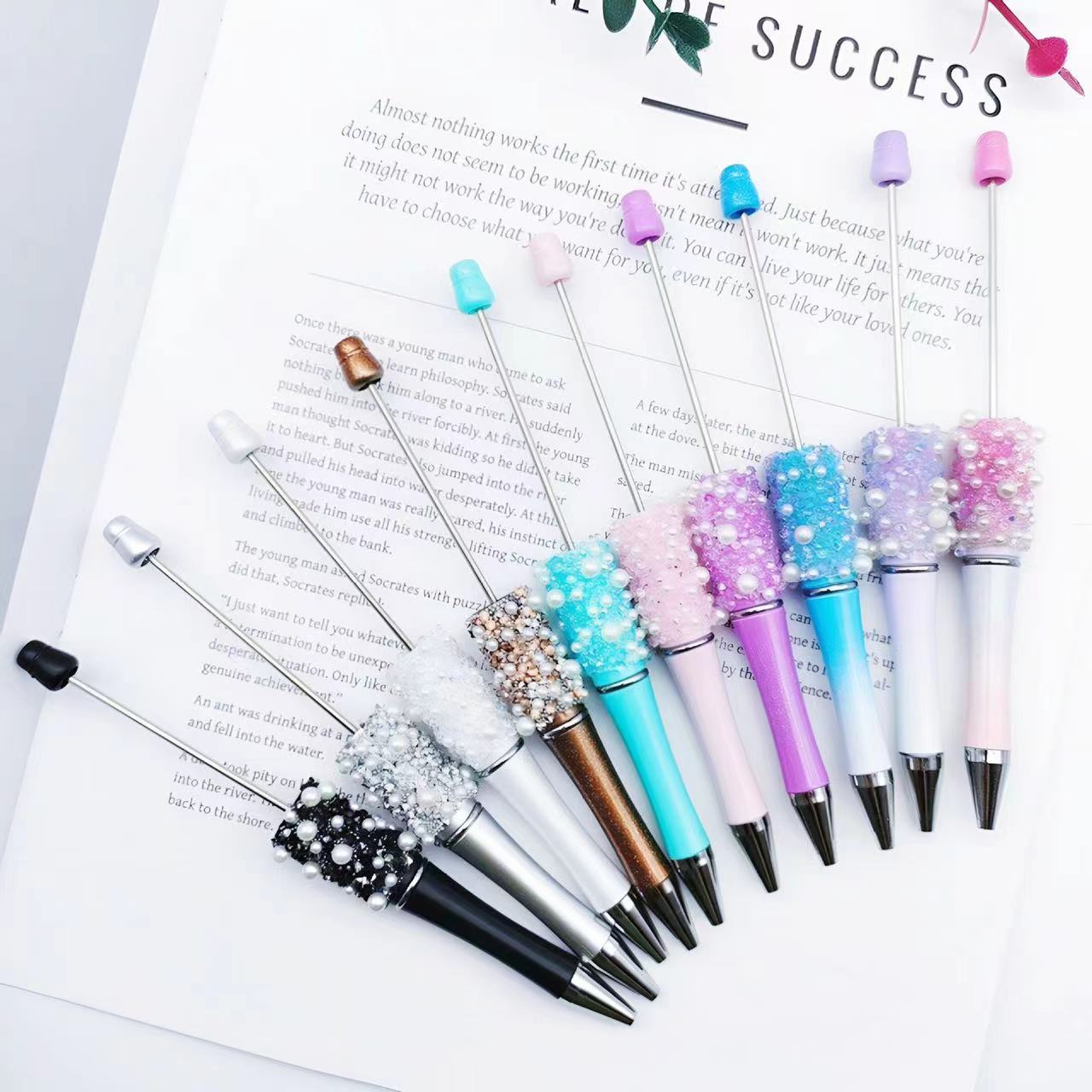 NEW【P130】pearl starry Sky beaded pen