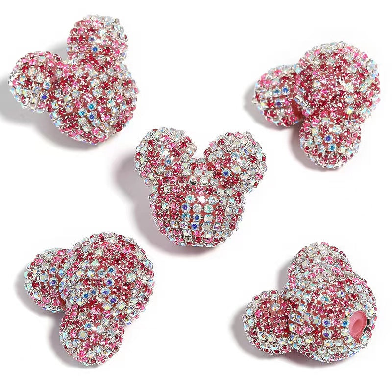 NEW【B229】bear head rhinestone