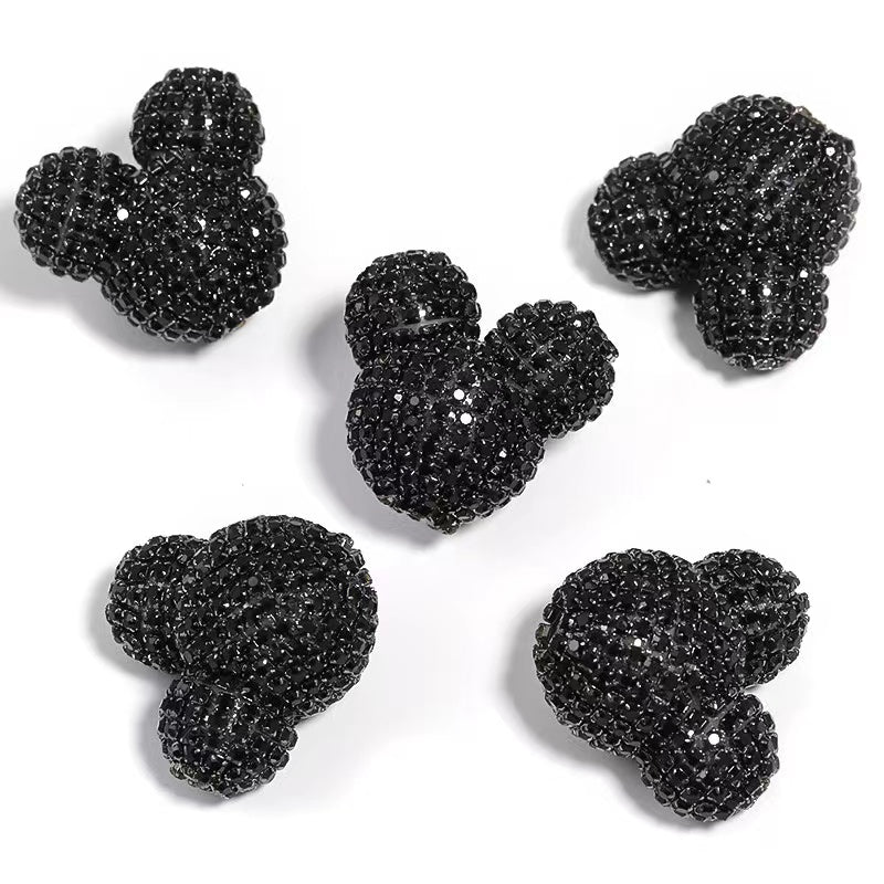 NEW【B229】bear head rhinestone