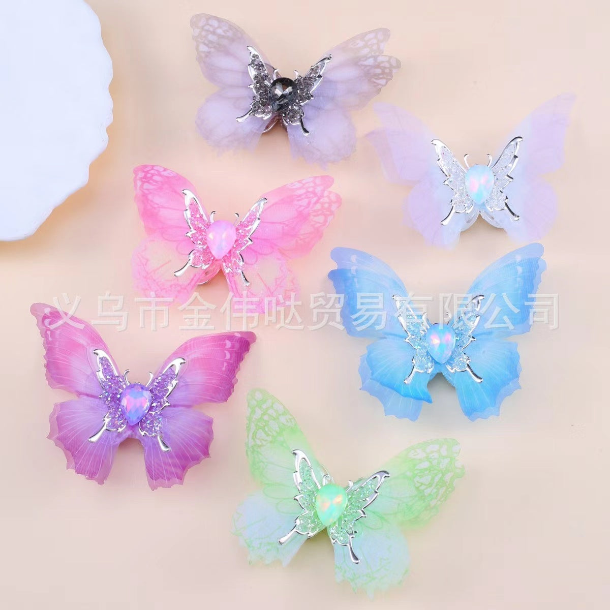 NEW【B264】Voile butterfly