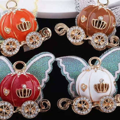 NEW【B311】Lace winged pumpkin cart