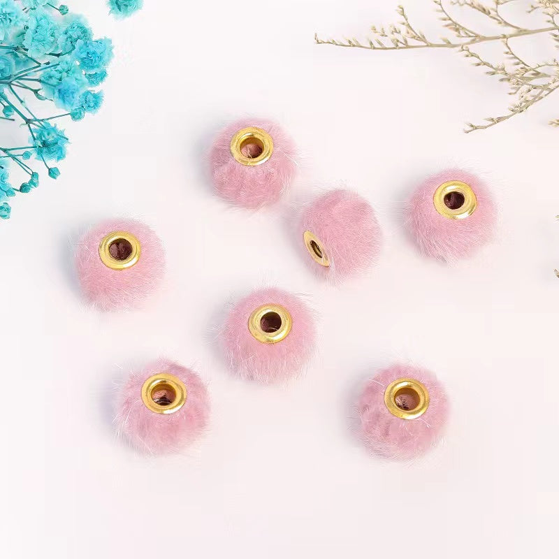 NEW【B197】Plush beads(15mm)