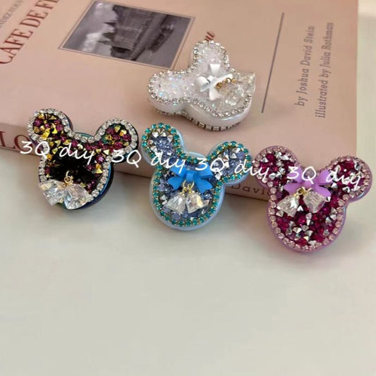 【B121】Echoing Hills（40*35mm）-Mickey Bow Diamond Beads&Acrylic