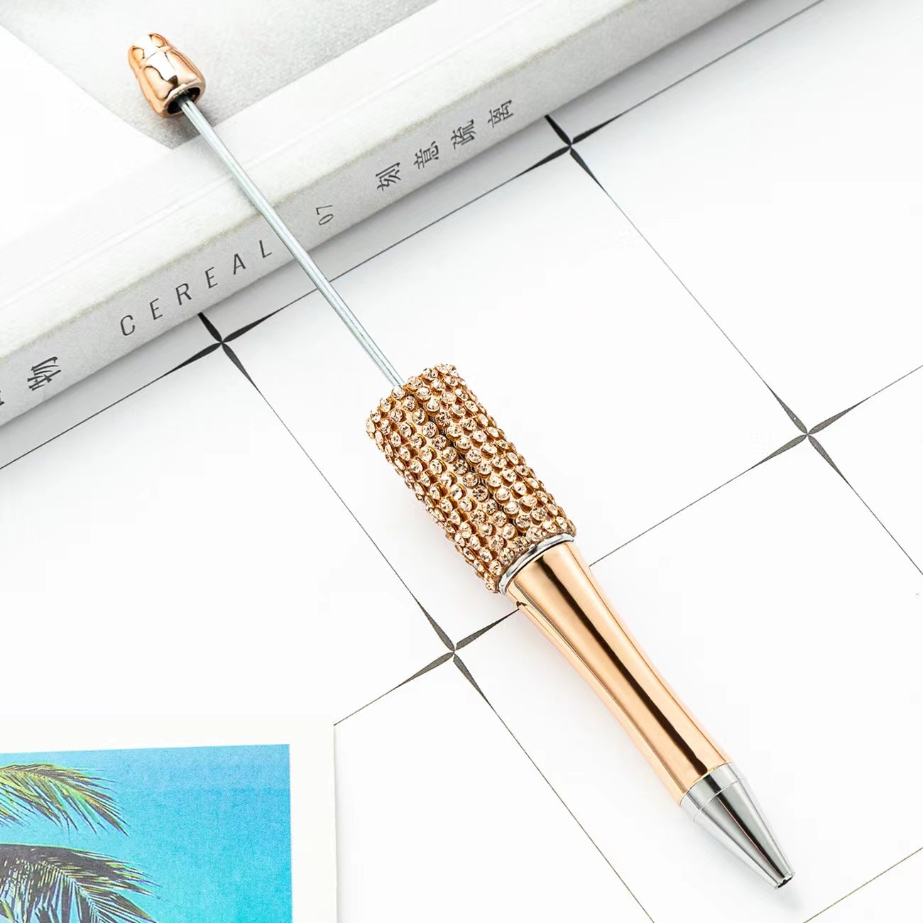 【P115】Diamond Beaded Pen