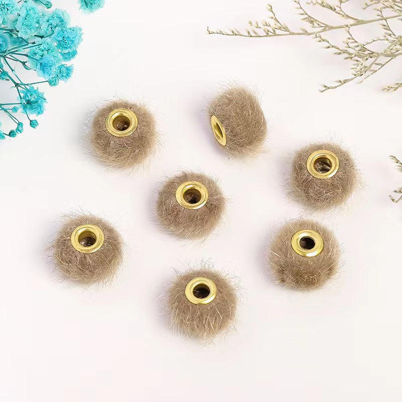 NEW【B197】Plush beads(15mm)