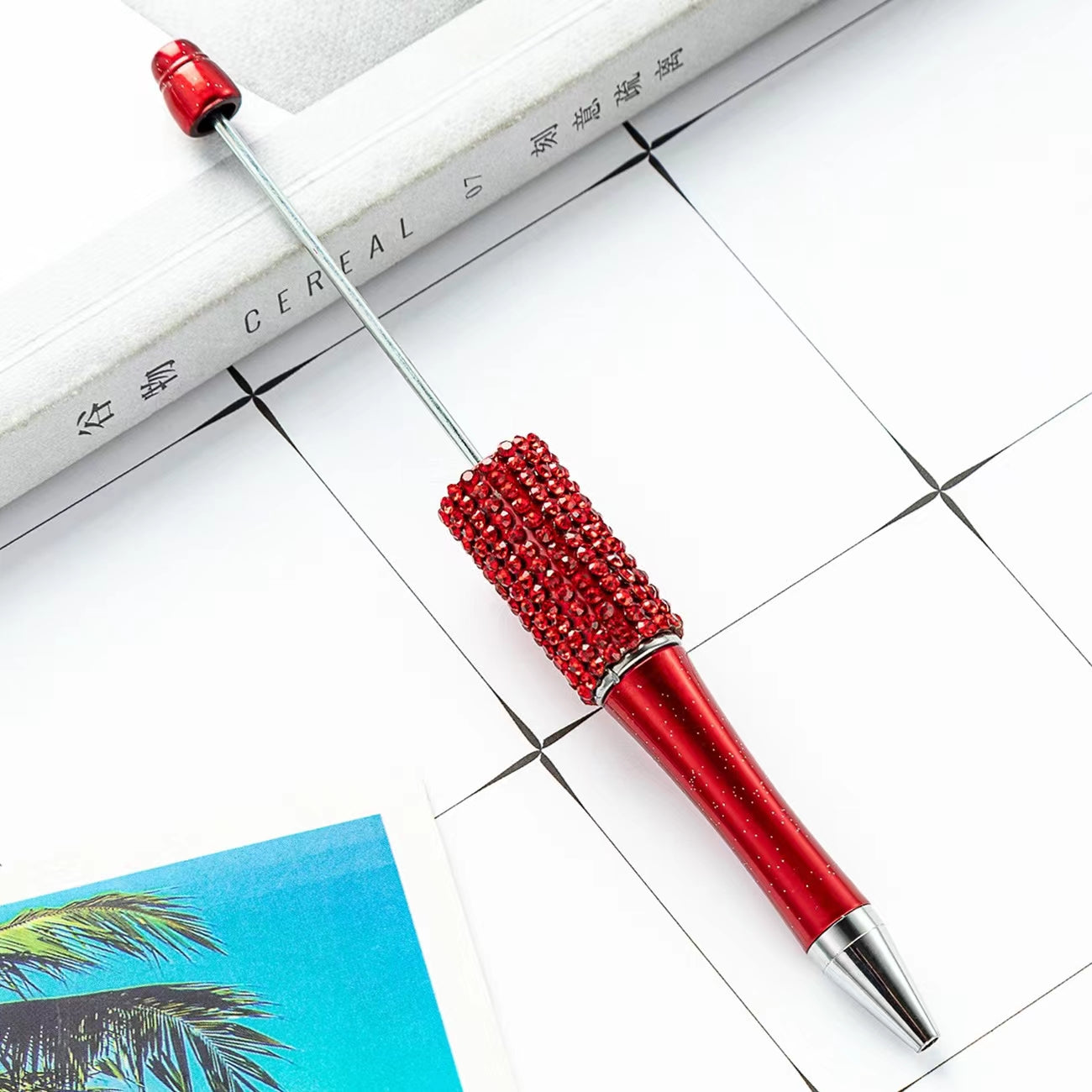 【P115】Diamond Beaded Pen