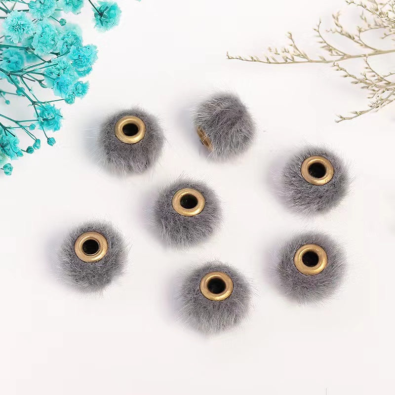 NEW【B197】Plush beads(15mm)