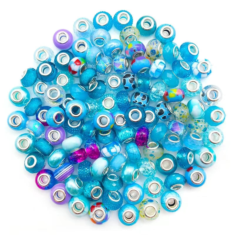 【B191】Nectar Nocturne（9*13mm）-Coloured Large Aperture Beads&Resin&Plating