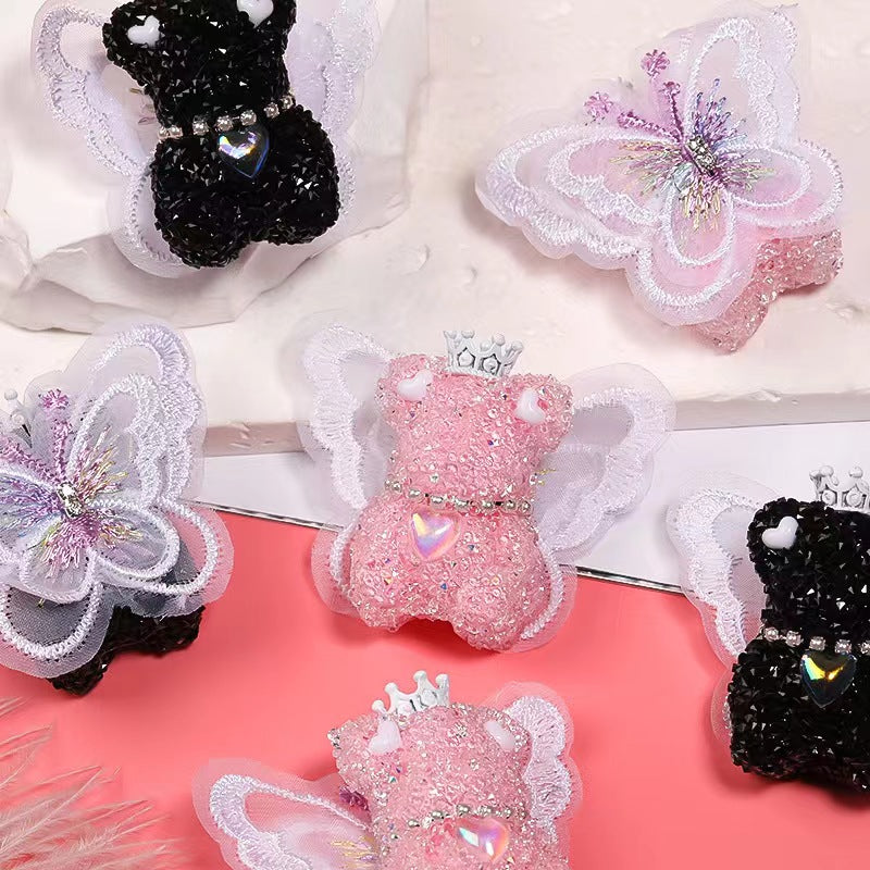 【B123】AngelBear Saga（25*41mm）-Sugar Winged Bear Accessories&Diamond&Candy