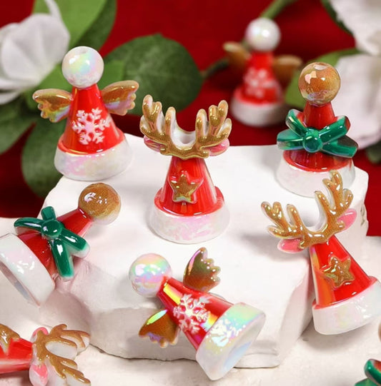 NEW【B271】Christmas hat beads