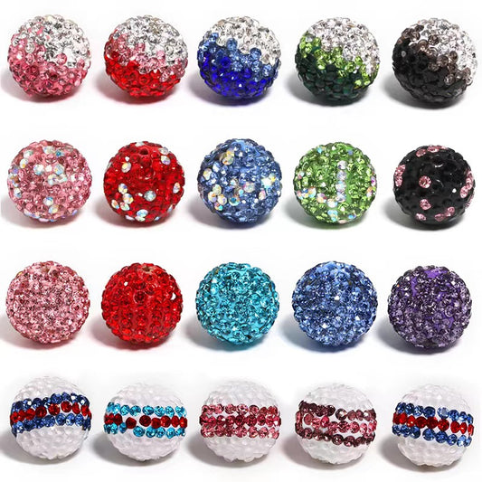 【B154】Shimmering Moments Beads (16mm)-Shambhala diamond beads